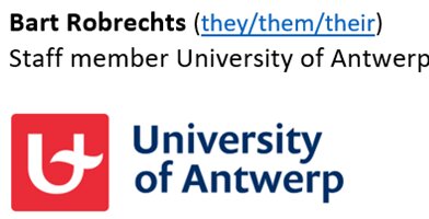 She Her Hers He Him His They Them Their University Of Antwerp