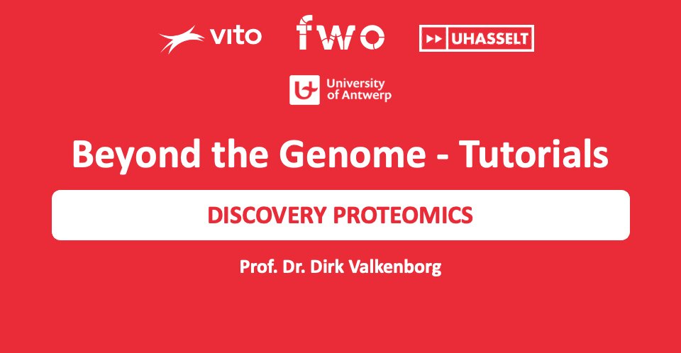 Bekijk de Discovery Proteomics Tutorial